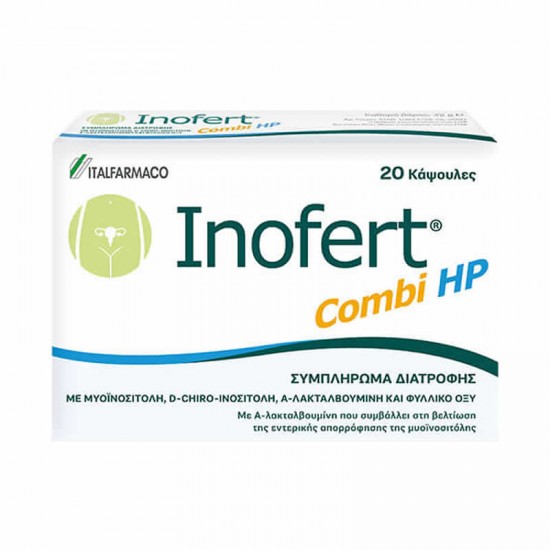 ITF Inofert Combi HP 20 Κάψουλες - Συμπλήρωμα Διατροφής για Γυναίκες για Ρύθμιση του Κύκλου
