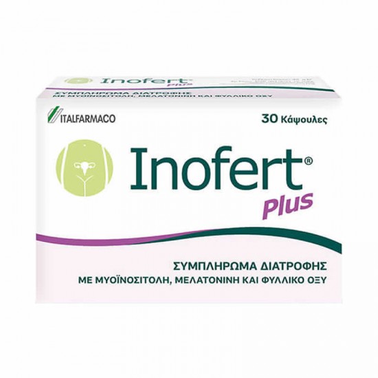 ITF Inofert Plus 30 Κάψουλες - Συμπλήρωμα Διατροφής για Γυναίκες που Επιθυμούν Εγκυμοσύνη