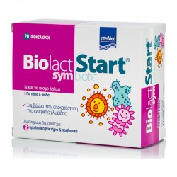Intermed Biolact Start Symbiotic 20 Φακελίσκοι - Συμβιοτικό Συμπλήρωμα Διατροφής με Προβιοτικά για Νήπια από 1 έτους και Παιδιά