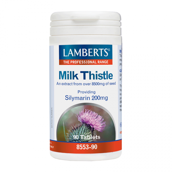 Lamberts Milk Thistle 8500mg of Ceed Συμπλήρωμα με Γαϊδουράγκαθο 200mg για Υγεία Ήπατος & Χοληδόχου Κύστης 90 Ταμπλέτες