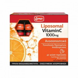 Lanes Liposomal Vitamin C 1000mg 10x10ml - Συμπλήρωμα Διατροφής με Λιποσωμιακή Βιταμίνη C με Τεχνολογία Προηγμένης Αποδέσμευσης και γεύση Πορτοκάλι