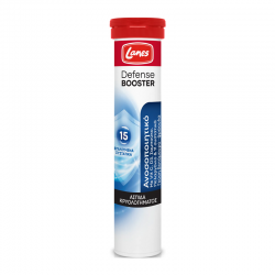 Lanes Defense Booster Συμπλήρωμα Βιταμίνης C 1000mg + D3 2000IU με γεύση Βατόμουρο-Φράουλα 20 Αναβράζοντα Δισκία