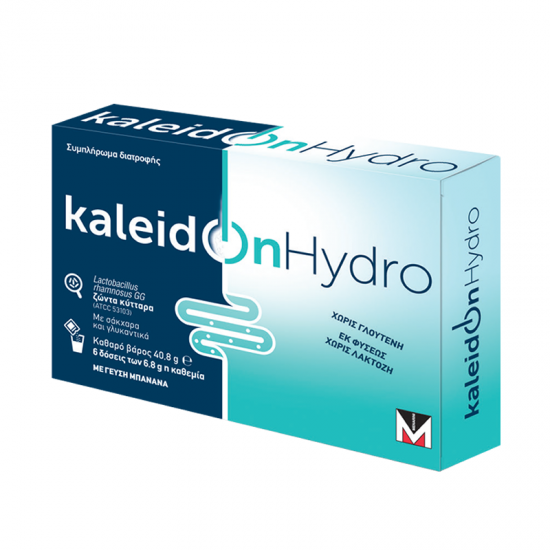 Menarini Kaleidon Hydro 6 Διπλοί Φακελίσκοι - Συμπλήρωμα Διατροφής Προβιοτικών Διπλής Δράσης για Ενήλικες και Παιδιά από 3 ετών