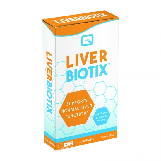 Quest LiverBiotix 30 Κάψουλες - Συμπλήρωμα Διατροφής Προβιοτικών με Χολίνη & Γαϊδουράγκαθου για την Καλή Λειτουργία του Συκωτιού