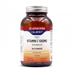 Quest Vitamin C 1000mg Timed Release Συμπλήρωμα Βιταμίνης C Βραδείας Αποδέσμευσης 60+30 Ταμπλέτες ΔΩΡΟ