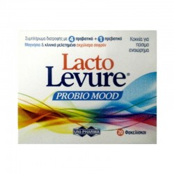 Uni-Pharma LactoLevure Probio Mood Συμπλήρωμα Διατροφής για την Αποκατάσταση της Εντερικής Χλωρίδας 20 Φακελίσκοι