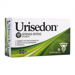 Uni-Pharma Urisedon Serenoa Repens 320mg 30 Μαλακές Κάψουλες - Συμπλήρωμα Διατροφής για τη Σωστή Λειτουργία του Προστάτη και του Ουροποιητικού Συστήματος