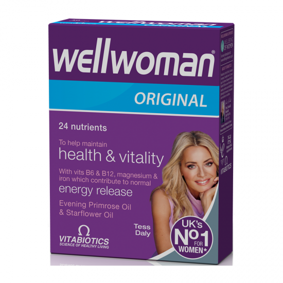 Vitabiotics Wellwoman Original 30 Δισκία - Συμπλήρωμα Διατροφής Πολυβιταμίνης ειδικά σχεδιασμένο για Γυναίκες