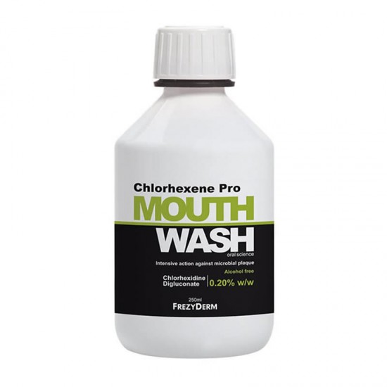 Frezyderm Mouthwash Chlorhexene Pro Στοματικό Διάλυμα με Χλωρεξιδίνη 0,20% για την Αντιμετώπιση Συμπτωμάτων Περιοδοντίτιδας 250ml