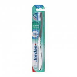 Jordan Clean Between Toothbrush Soft Grey Μαλαλή Οδοντόβουρτσα Γκρι 1 Τεμάχιο