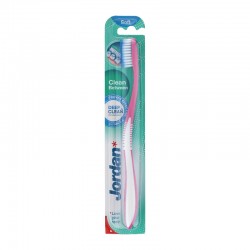 Jordan Clean Between Toothbrush Soft Pink Μαλακή Οδοντόβουρτσα Ροζ 1 Τεμάχιο
