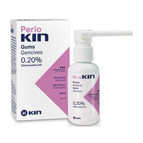 Kin PerioKin Gums Gencives 0,20% Chlorhexidine DG Spray 40ml - Στοματικό Σπρέι με Χλωρεξιδίνη