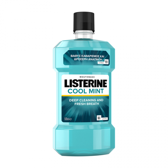 Listerine Cool Mint 500ml - Στοματικό Διάλυμα με Γεύση Μέντας