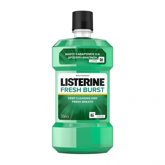 Listerine Fresh Brust Mouthwash 250ml - Στοματικό Διάλυμα 