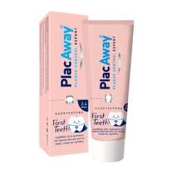 PlacAway First Teeth Οδοντόκρεμα για Παιδιά 2-6 ετών με Γεύση Βανίλιας 50ml 