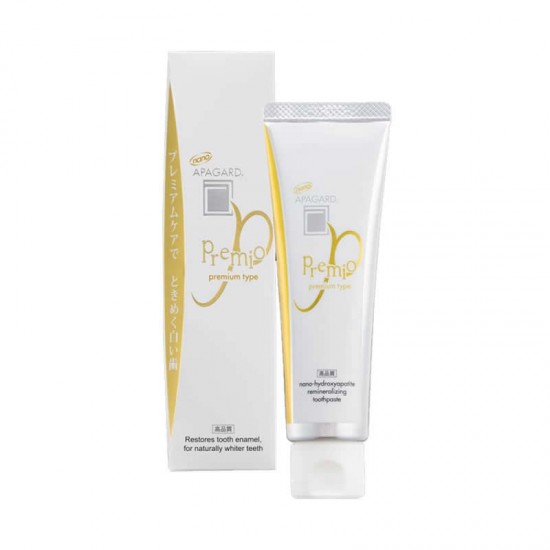 Sangi Apagard Premio Toothpaste 100g - Καθημερινή Οδοντόκρεμα για Μεγαλύτερη Φυσική Λευκαντική Και Αντιτερηδονογόνο Δράση με Ενισχυμένη Γεύση Μέντας