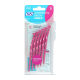 TePe Interdental Brush Angle Size 0 Fuchsia 0,4mm 6 Τεμάχια - Μεσοδόντια Βουρτσάκια με Μακριά Λαβή και Κεκλιμένη Κεφαλή Φούξια