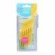 TePe Interdental Brush Angle Size 4 Yellow 0,7mm 6 Τεμάχια - Μεσοδόντια Βουρτσάκια με Μακριά Λαβή και Κεκλιμένη Κεφαλή Κίτρινα