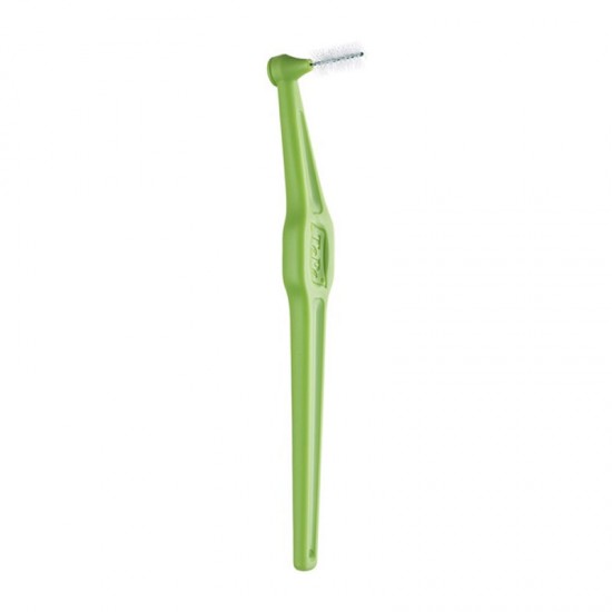 TePe Interdental Brush Angle Size 5 Green 0,8mm 6 Τεμάχια - Μεσοδόντια Βουρτσάκια με Μακριά Λαβή και Κεκλιμένη Κεφαλή Πράσινα
