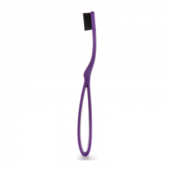Intermed Professional Ergonomic Toothbrush Medium Purple 1 Τεμάχιο - Μέτρια Οδοντόβουρτσα με Εργονομική Λαβή σε Μωβ Χρώμα